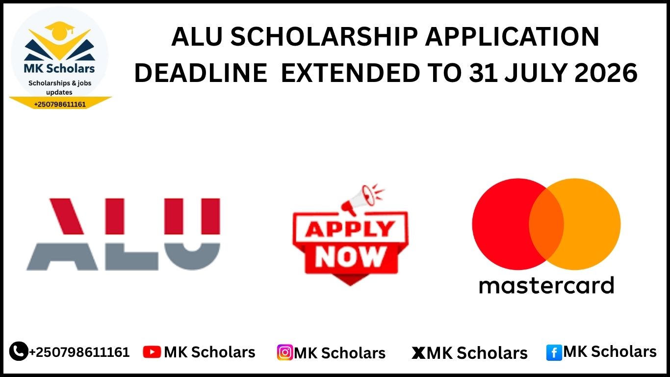 ALU SCHOLARSHIP APPLICATION DEADLINE  EXTENDED TO 31 JULY 2026
